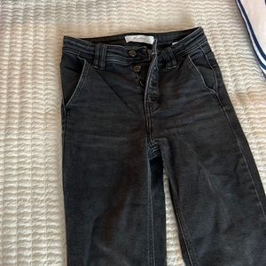 KanCan high waisted five fly bell bottoms.